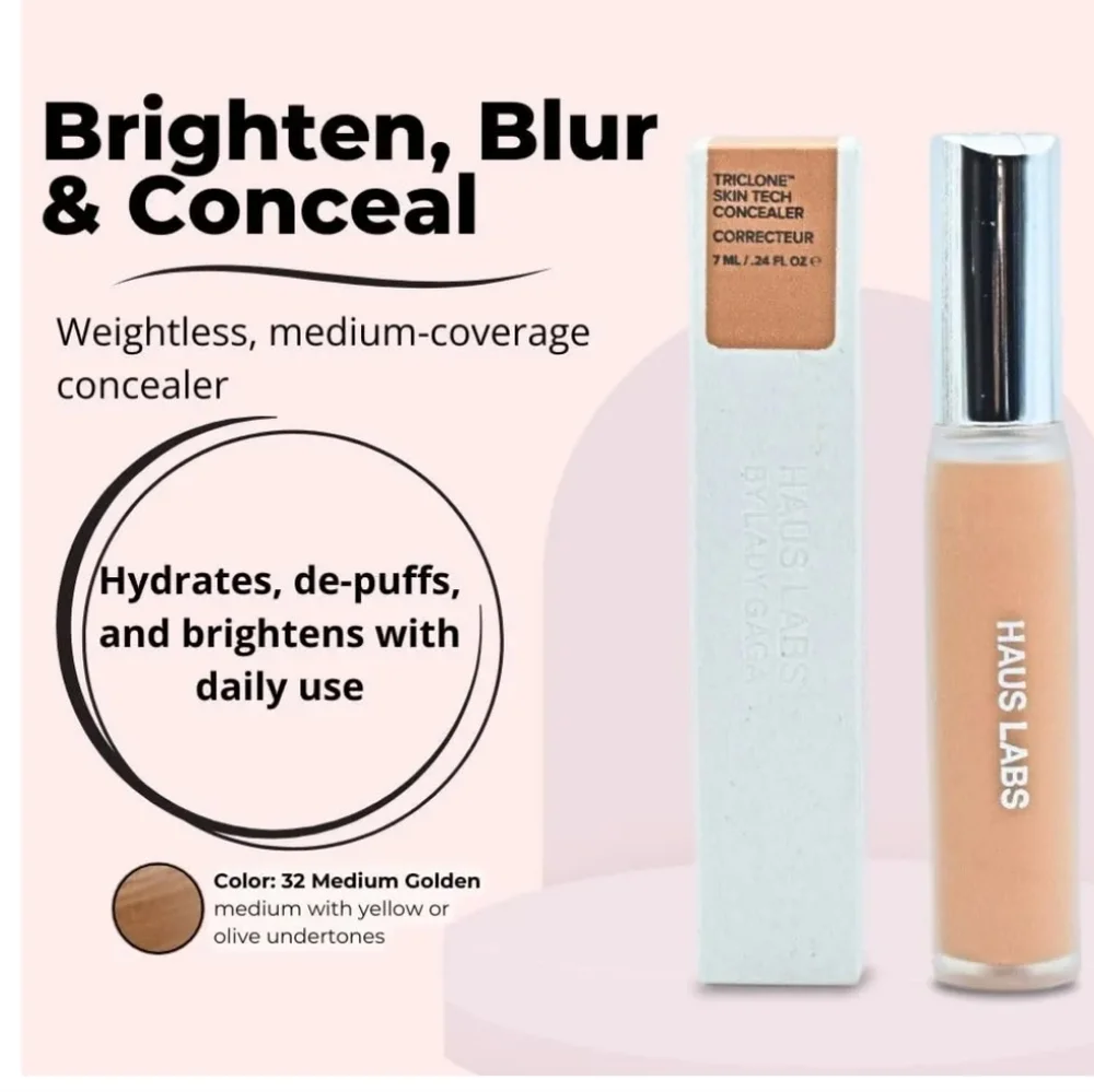 HAUS LABS TRICLONE SKIN TECH CONCEALER 42 MEDIUM DEEP NEUTRAL